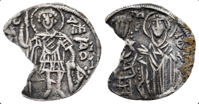 Silver Basilikon of Andronikos III-image