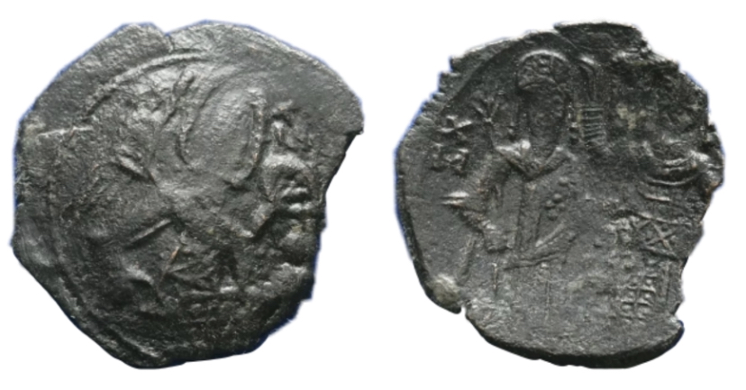 Trachy of Despot Michael II with Emperor John III Vatazes-image